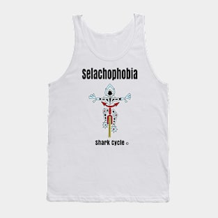 Shark Cycle or Selachophobia the Fear of Sharks Tank Top